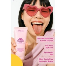 She Vec Crush On Pink - Spf 50+ Leke Karşıtı ve Ton Eşitleyici Pembe Güneş Kremi