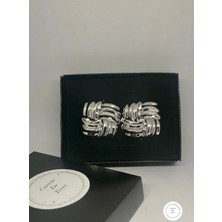 Carette De Terre Kare Tasarım Küpe