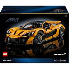 Mclaren P1 42172, Otomobil Tutkunu Yetişkinler Için Sergilenebilir Araba Modeli Yapım Seti (3893 Parça) Çok Renkli