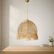 Handmade Sarkıt Avize | Natural Eskitme Tasarım | 51-60 cm | E27 Duy | A Enerji Sınıfı | El Yapımı – Metal Gövde
