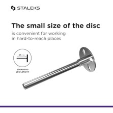 Pododisc 10 mm Pedikür + 5 Yedek Paket Limonu 180 Grit Profesyonel Ev Kullanımı Paslanmaz Çelik (Pdset-10)