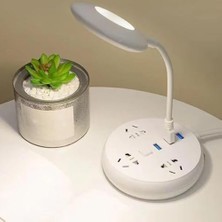 Sesle Kontrol 3 Renk Işık Modlu Akrobat USB LED Kitap Okuma Işığı, USB Gece Işığı Lambası, 20 Led, Sesle Kontrol Masası Işığı, Ses Komutları Açıklamada Mevcuttur