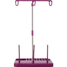 Ev Tipi Dikiş Makinesi Metal Borulu Plastik Çardak Seti/cs-99 (Mor)