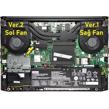 Bilbor Bilgisayar Lenovo Ideapad Gaming 3-15ACH6 Notebook Fan / Ver.1 (Sağ Fan)