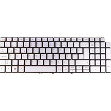 Bilbor Bilgisayar Dell Gaming G15 5530 G15-5530-7138GW165 Klavye Silver Non-Backlit
