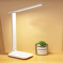 Çalışma Masası Lambası, LED Masa Lambası, Kısılabilir Masa Lambası, Dokunmatik Şalter, 3 Renk ve 10 Parlaklık Seviyesi, Göz Dostu Masa Lambası, Gece Lambası, Ofis, Okuma, Ders Çalışma Için