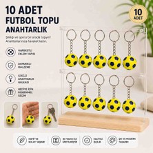 Reva Futbol Topu Anahtarlık – Renkli 3D Baskı Mini Top Anahtarlık Seti – Taraftar Hediyelik
