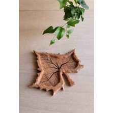 Htd Wood Ağaç Oyma Çınar Yaprağı Dekoratif Yaprak