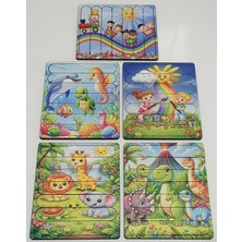 5 Adet 7 Parçalı Çubuk Puzzle Seti