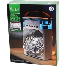 Senson Kiwi KFAN-7655 3in1=soğuk Buharlı Nemlendirme - USB Fan - Gece LAMBA60°MASA Üstüvantilatör 600ML3KDM Hız (5224)