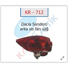 Kaya Csmtex Arka Sis Far Lambasi Sağ Symbol-Mgn 4-Sandero Joy Model