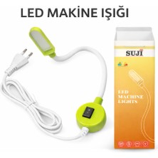 Dikiş Makinesi Mıknatıslı LED Lamba - Fiş Başlıklı - Esnek Boyunlu - Aura Online