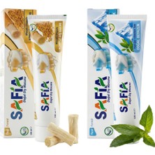 Safia Doğal Diş Macunu Misvak+Propolis / Yeşil Çay + Himalaya Tuzu 100 Ml. x 2 Adet