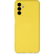 Senson Samsung Galaxy A24 4g Kılıf Nano Içi Kadife Silikon - Sarı