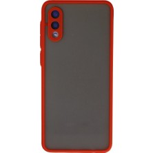 Senson Samsung Galaxy A02 Kılıf Montreal Silikon Kapak - Kırmızı