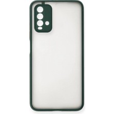 Senson Xiaomi Redmi 9t Kılıf Montreal Silikon Kapak - Yeşil