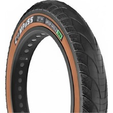 Compass 20X4.00 3mm Zırhlı Dayanıklı Kahverengi Yanaklı Fat Bike Bisiklet Dış Lastiği