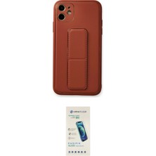 Apple Uyumlu iPhone 12 Kılıf Akış Doku Ikili Koruma Seti