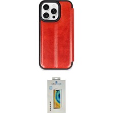 Apple Uyumlu iPhone 15 Pro Max Kılıf Zirve Yansıma Serisi Ikili Koruma Seti