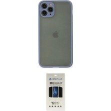 Apple Uyumlu iPhone 11 Pro Kılıf Ahenk Çizgi Serisi Ikili Koruma Seti