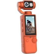Esranın Dünyası Q8 4K Aksiyon Kamera – Gimbal Stabilizasyonlu, Wifi Bağlantılı, 180° Dönebilen Lens, Taşınabilir Vlog & Outdoor Spor Kamerası