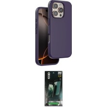 Apple Uyumlu iPhone 16 Pro Kılıf Kıvılcım Çizgi Serisi Ikili Koruma Seti