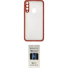 Huawei Uyumlu Y6P Kılıf Ahenk Çizgi Serisi Ikili Koruma Seti