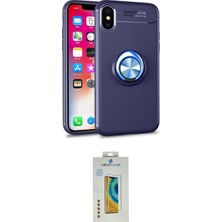 Apple Uyumlu iPhone Xs Max Kılıf Yankı Form Prime Ikili Koruma Seti