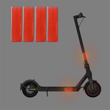 Esranın Dünyası Elektrikli Scooter Bisiklet Uyarıcı Reflektif Ikaz Sticker 4'lü