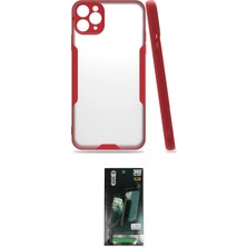 Apple Uyumlu iPhone 11 Pro Max Kılıf Atlas Asil Serisi Ikili Koruma Seti