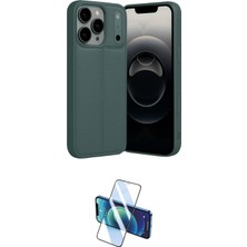 Apple Uyumlu iPhone 17 Pro Max Kılıf Doruk Klasik Özel Seri Ikili Koruma Seti