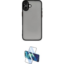 Apple Uyumlu iPhone 16 Plus Kılıf Ahenk Çizgi Serisi Ikili Koruma Seti