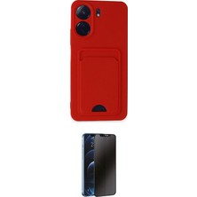 Xiaomi Uyumlu Redmi 13C Kılıf Vadi Çizgi Prime Ikili Koruma Seti