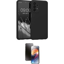 Samsung Uyumlu Galaxy A73 5g Kılıf Kozmos Yansıma Özel Seri Ikili Koruma Seti