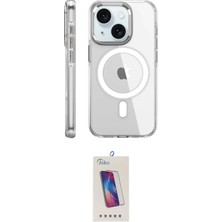 Apple Uyumlu iPhone 15 Pro Kılıf Nova Doku Ikili Koruma Seti