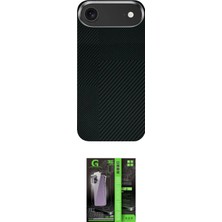Apple Uyumlu iPhone 17 Air Kılıf Kozmos Klasik Prime Ikili Koruma Seti