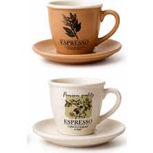 Meturas Art 2’li Kahve Fincan Takımı 90 cc Seramik Espresso Fincanı Seti