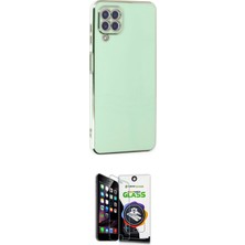 Samsung Uyumlu Galaxy A22 Kılıf Yankı Serisi Ikili Koruma Seti