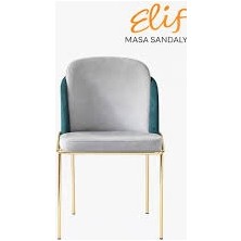 Elif Sandalye Porto Modern Metal Ayaklı Sandalye