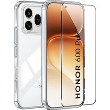 Teleplus Honor 600 Pro Kılıf Tpu Süper Silikon + Nano Ekran Koruyucu