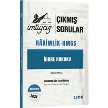 İmtiyaz Yayıncılık Imtiyaz Yayıncılık 2026 Hakimlik Hmgs Idare Hukuku Çıkmış Sorular Çözümlü