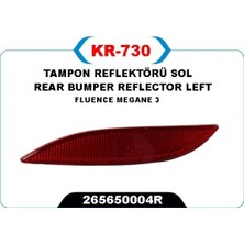 Kaya Csmtex Tampon Reflektörü Sol Fluence-Megane 3
