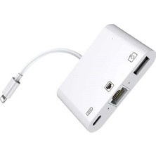 Epilons ZR461 Nk107 Lightning Çoklu Ethernet Adaptör