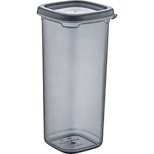 Elasu Deep Kare Plastik Kapaklı Erzak ve Saklama Kabı (1,75 Lt) – Spagettiler ve Kışlık Erzaklar Için Maksimum Boy!