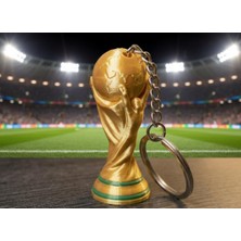 Tuğx Design Dünya Kupası Anahtarlık | Futbol Temalı Mini Kupa Anahtarlık | Taraftar Hediyelik & Koleksiyon Ürünü