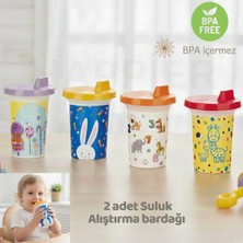 Happier Alıştırma Bardağı-Suluk-2 ADET-300 Ml-Bpa Içermez