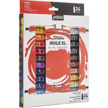 Artlantis Yağlı Boya 24 Renk 12 ml 1 Paket Pepeo Yağlı Boya Seti 24 Lü Ahşap Tuval Taş Ağaç Boyamalar Için Idea Boyama Seti