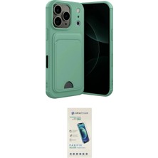 Nuveden Ieg™ Iphone 17 Pro Max Kılıf Vadi Çizgi Prime - Şeffaf Pasifik Cam Ekran Koruyucu