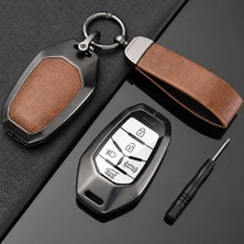 B-Garaj Ssangyong Torres, Torres Evx Musso Ev ve Actyon Uyumlu, Metal Kasalı Premium Anahtar Kılıfı