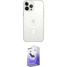 Nuveden Ieg™ Iphone 16 Pro Max Kılıf Kutup Klasik Serisi - Siyah Bilvis 5in1 5d Magic Hayalet Cam Ekra